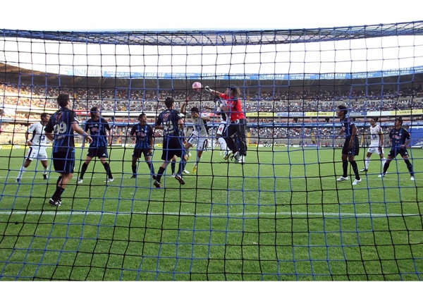 Espectacular postal futbolera