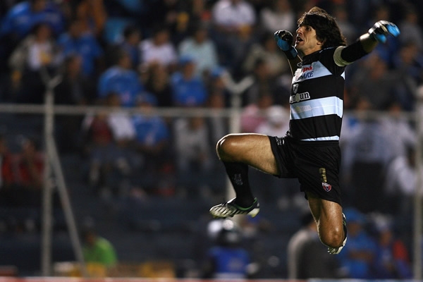 Federico Vilar de Atlante en ida de final de Concachampions
