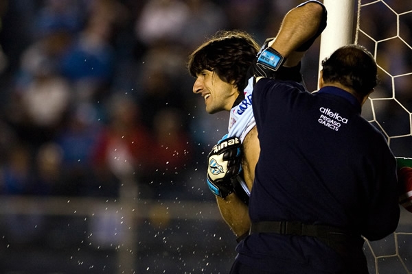 federico vilar de atlante en la ida de la final de concachampions