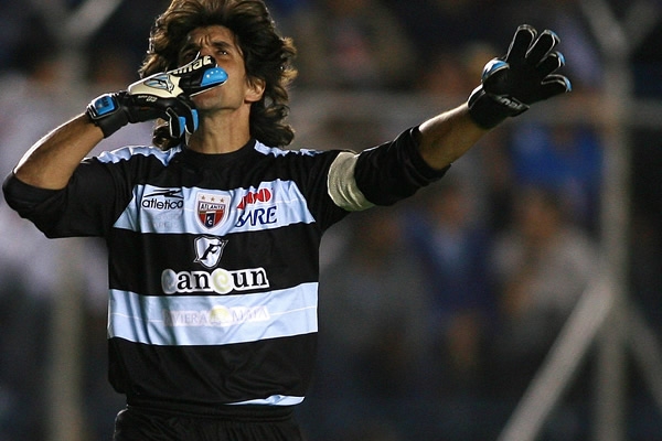 Federico Vilar de Atlante en ida de final de Concachampions