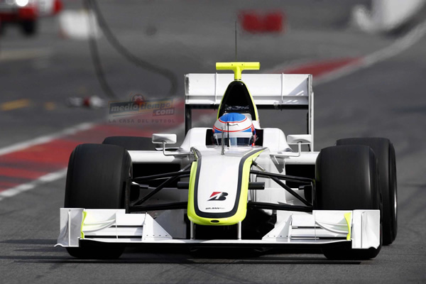 Fórmula Uno, entrenando en Cataluña.