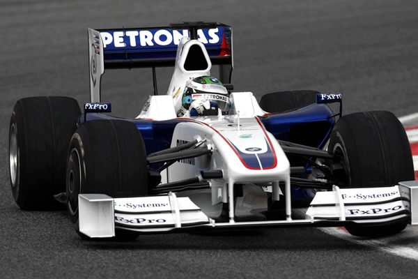 Fórmula Uno, entrenando en Cataluña.