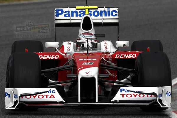 Fórmula Uno, entrenando en Cataluña.