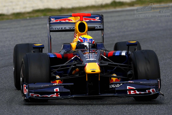 Fórmula Uno, entrenando en Cataluña.
