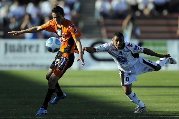 Foto de acción del partido Indios - Pachuca