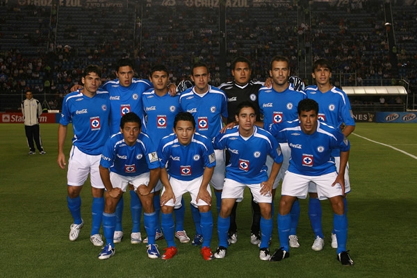 foto oficial cruz azul en final de ida de concachampions