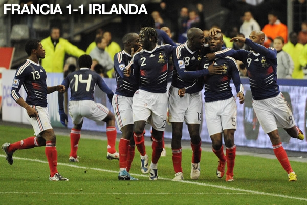 Francia 1-1 Irlanda