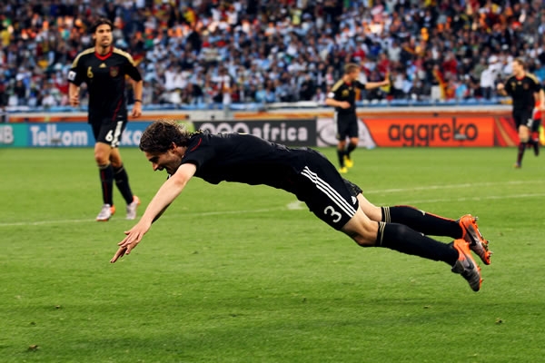 Friedrich festeja el 0-3