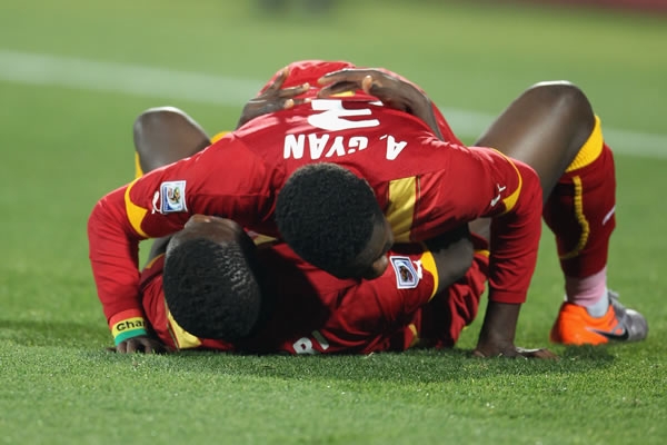 Ghana festejó con todo