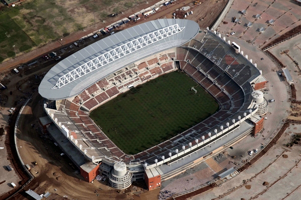 Gran panorámica del Peter Mokaba Stadium.