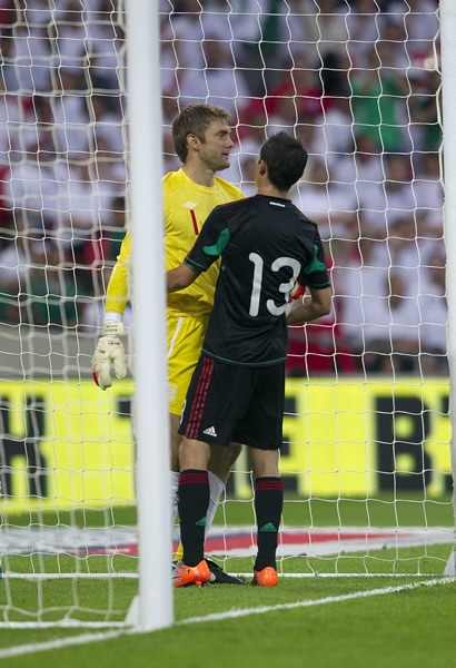 Green no pudo evitar el gol mexicano
