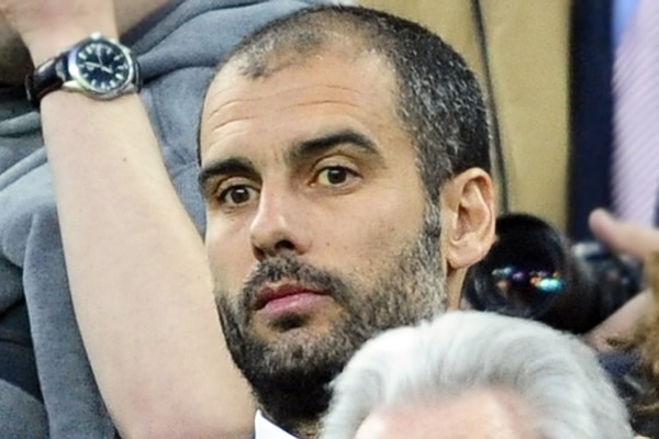 Guardiola tuvo que presenciar el juego desde las gradas.