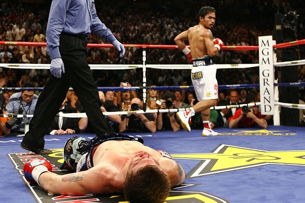 Hatton cayó tendido en la lona al segundo episodio.