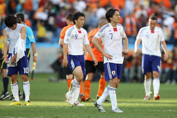 Hubo caras largas en Japón al terminar el partido