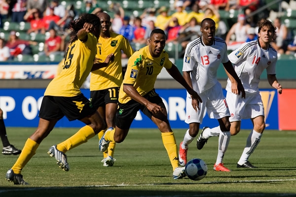 Jamaica tuvo las mejores oportunidades del primer tiempo.