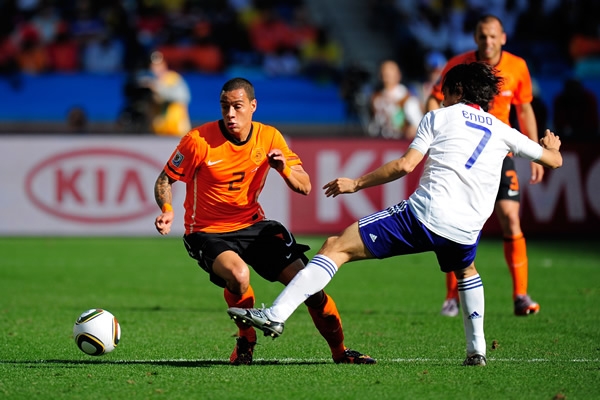 Japón le cerró los espacios a Holanda en la primera parte