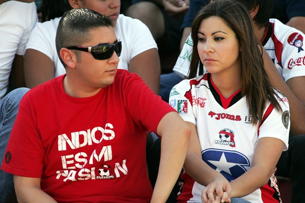 La afición atenta al encuentro