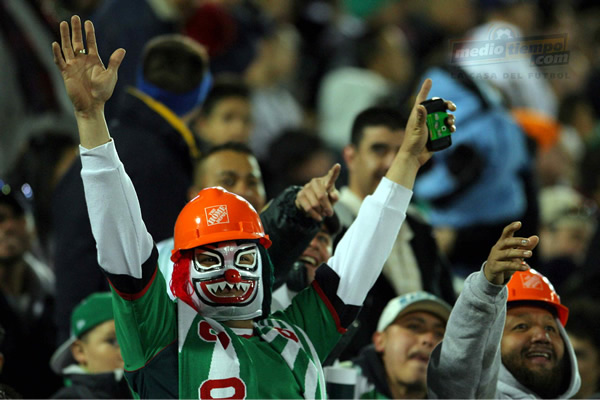 La afición mexicana, como siempre entregándose al 100 por ciento.
