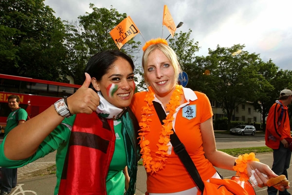 La belleza mexicana y holandesa