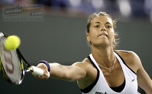 La checa Petra Cetkovska se esforzó al máximo.