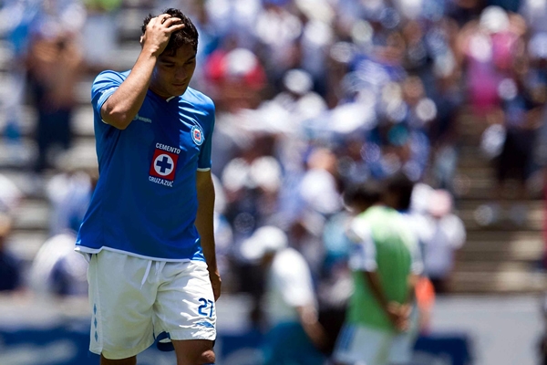 La decepción celeste en el Estadio Cuauhtémoc.