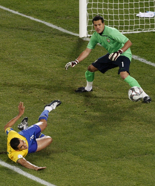 La defensiva brasileña tuvo varios problemas