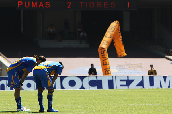 La desilusión del equipo regio por el marcador en contra fue evidente.