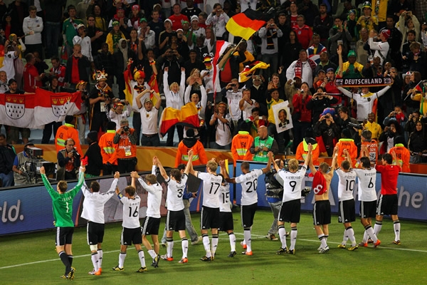 La Mannschaft agradeció a sus seguidores