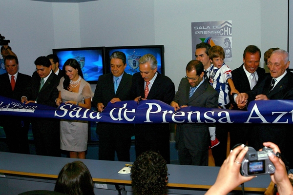La sala de prensa tien un lugar privilegiado.
