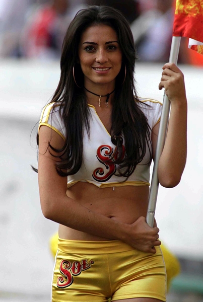 Las bellezas que también disfrutaron de la nueva marca.