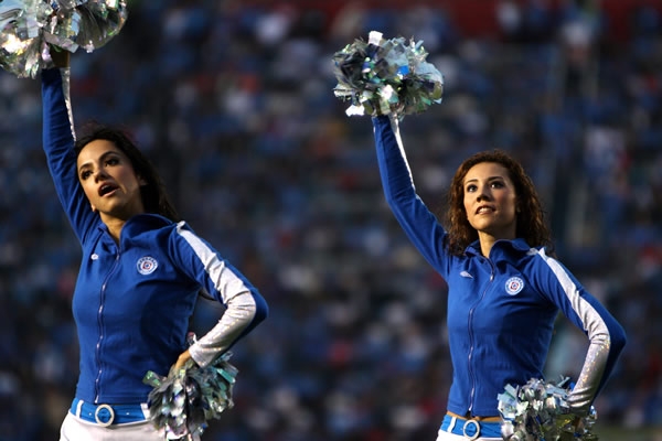 Las Celestes, grupo de animación de Cruz Azul