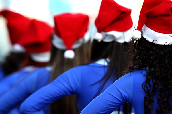 Las Celestes poniendo el ambiente