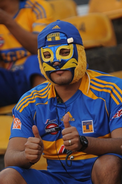 Las máscaras no podían faltar