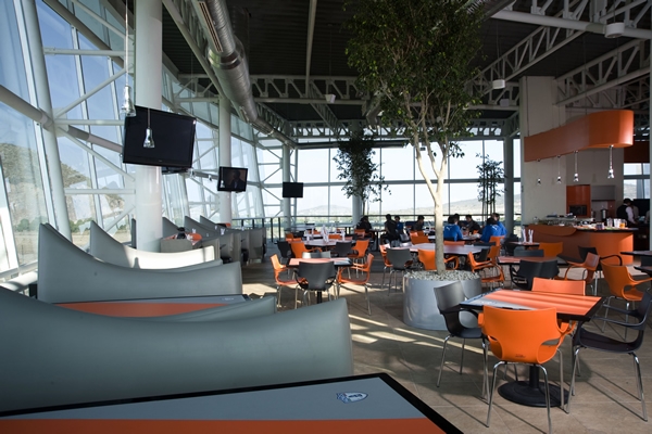 Las salas de descanso, otra joya.