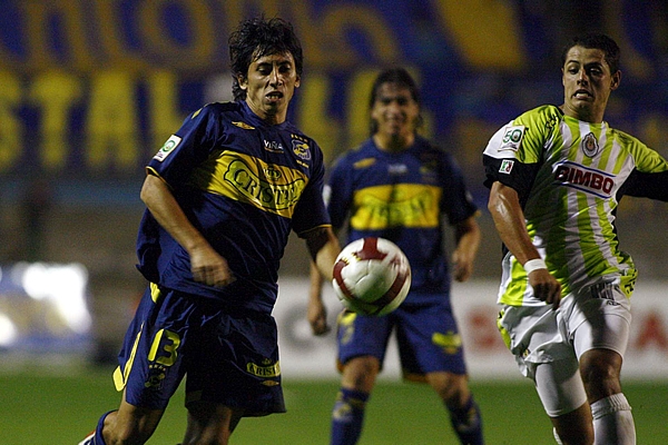 Leandro Delgado y Javier Hernández