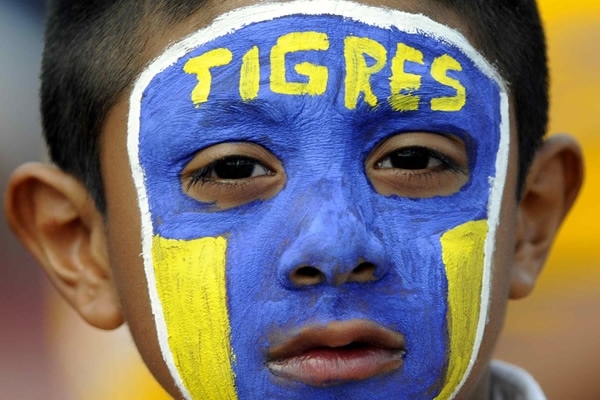 Los aficionados de Tigres presentes