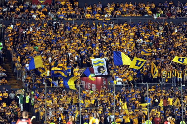 Los aficionados de Tigres siempre fieles.