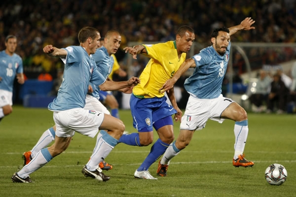 Los brasileños comenzaron a darle un baile a Italia