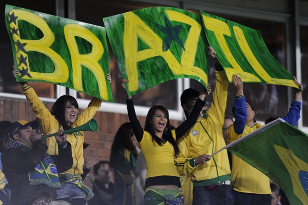 Los brasileños confían en la victoria de su equipo