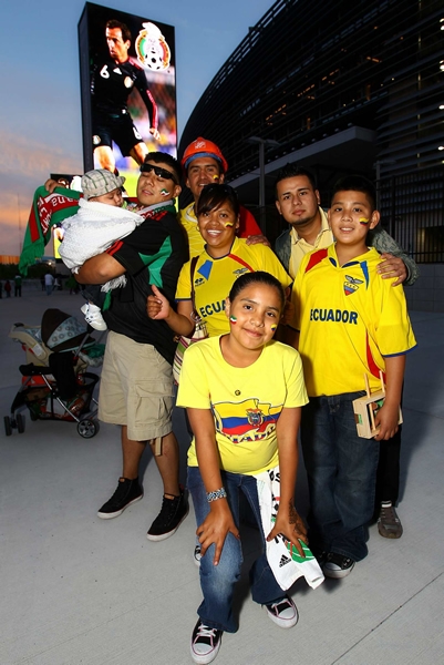 Los ecuatorianos tampoco se quedaron atrás.