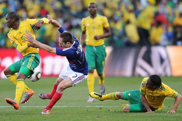 Los galos no pudieron contra los Bafana-Bafana