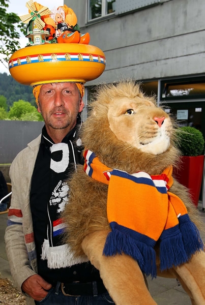 Los holandeses también apoyan a su equipo