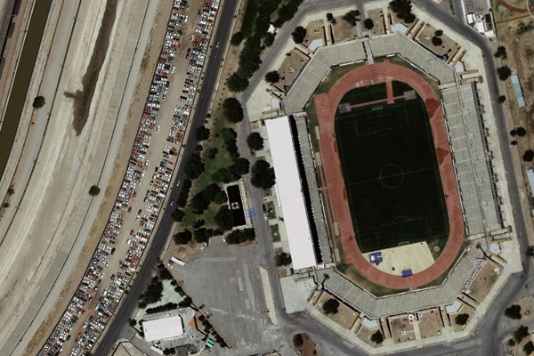 Los Indios de Ciudad Juárez están a metros de la línea.