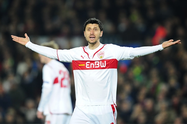 Los jugadores de Stuttgart no lo podían creer
