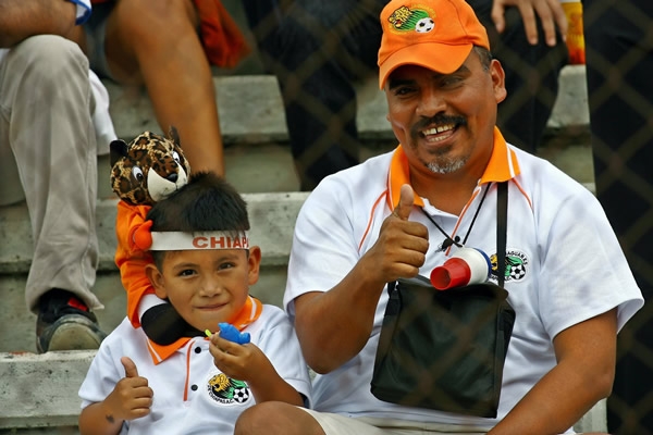Los pequeños chiapanecos con apego a su equipo