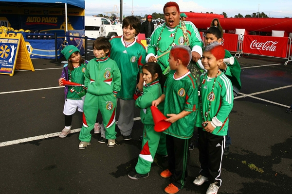 Los pequeños que se ilusionan con La Verde.