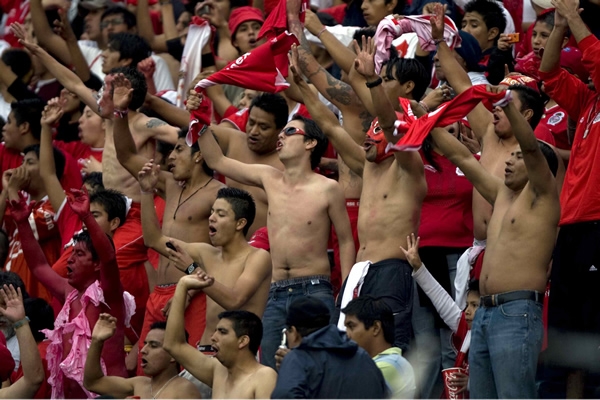 Los seguidores del Toluca se fueron contentos