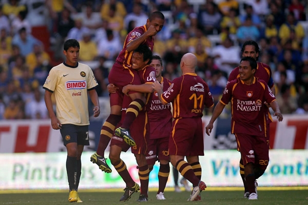 Los zapopanos festejan su gol