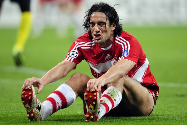 Luca Toni llegó a desesperarse.