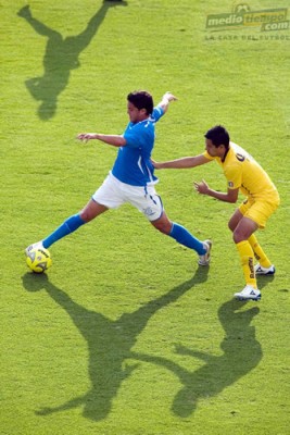 Luis Ángel Landín destacó por parte de los celestes.